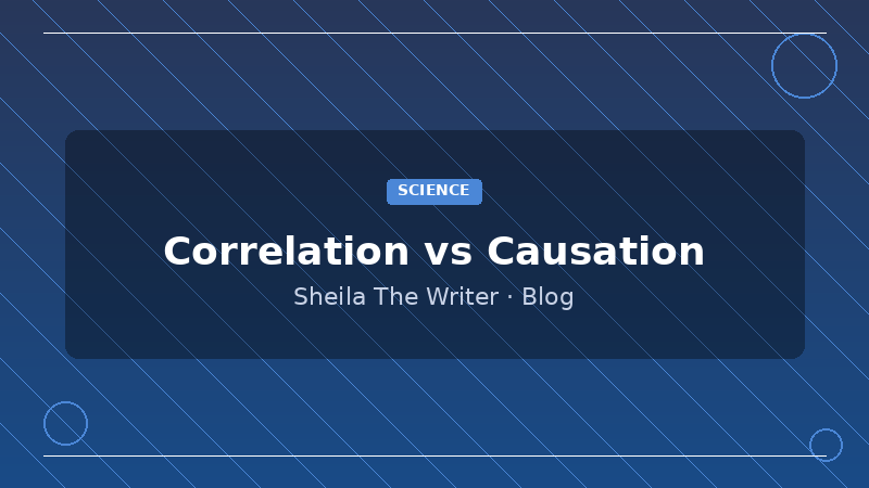 Science assignment showing correlation vs causation data charts