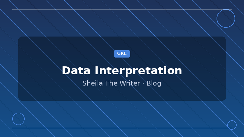 Student analyzing complex GRE data interpretation graphs on screen