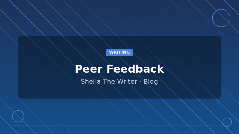 Students exchanging peer feedback notes on college essays