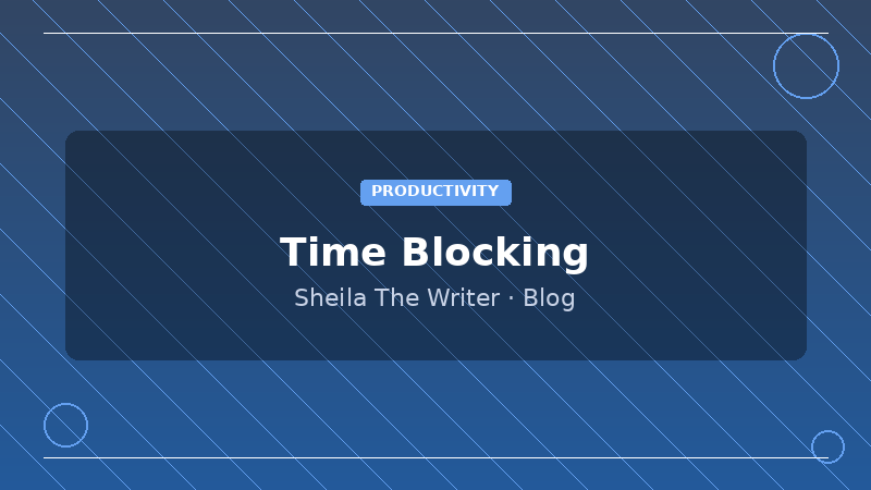 Time-blocking planner layout for working professional student